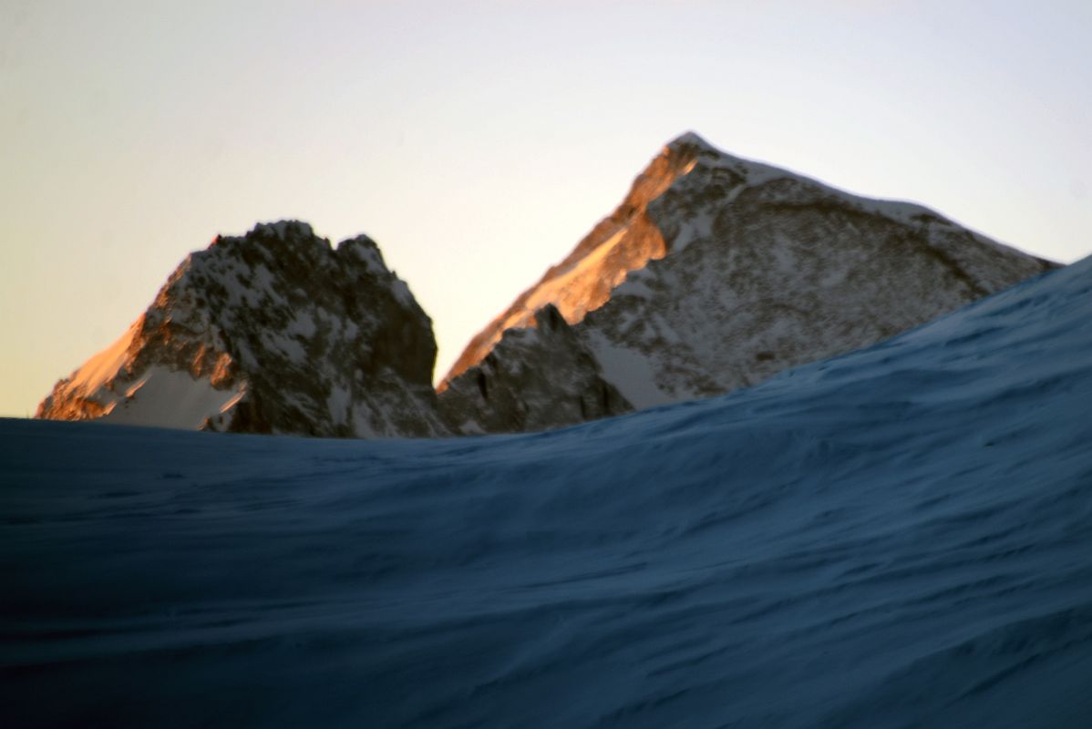 15 Sunrise On Chomolonzo Across The Raphu La From Mount Everest North Face Advanced Base Camp 6400m In Tibet